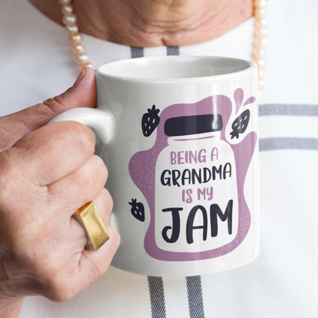 Being A Grandma Is My Jam Coffee Mug (Creator Uploaded)