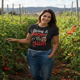 Being A Mum Is My Jam T-Shirt Tri-Blend Shirt