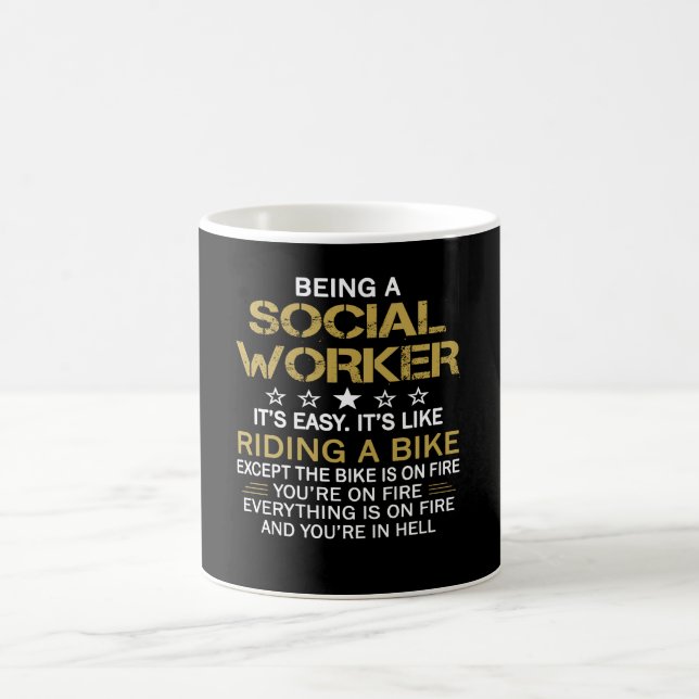 Being a social worker coffee mug (Center)