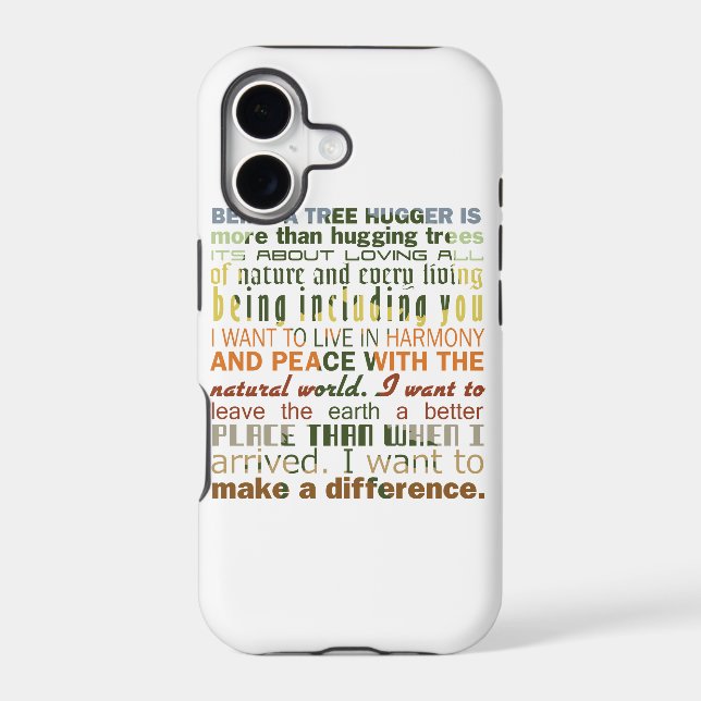 Being a Tree Hugger (Back)