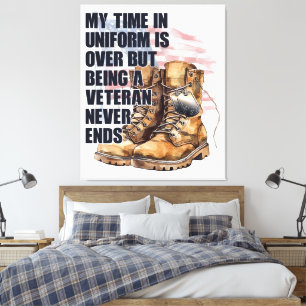 Being a Veteran Canvas Print