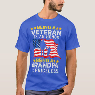 Being A Veteran is an Honour Grandpa Is T-Shirt
