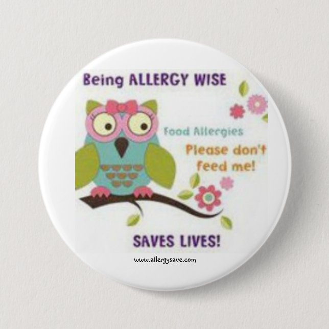 Being Allergy Wise - Awareness badge (Front)