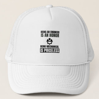 Being an engineer is an honour being mechanical is trucker hat