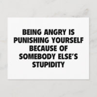 Being Angry Is Punishing Yourself