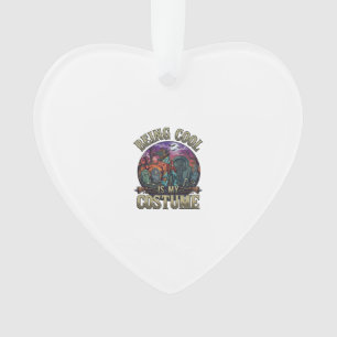 Being Cool Is Costume Halloween Zombie Graveyard_1 Ornament