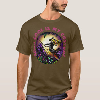 Being Cool Is My Costume Funny Halloween Tee Scar
