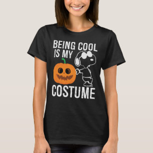 Being Cool Is My Costume Halloween Pumpkin T-Shirt