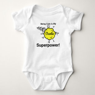 Being Cute is My Superpower! Baby Bodysuit