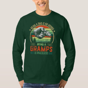 Being Gramps Is Priceless funny Father's Day  T-Shirt