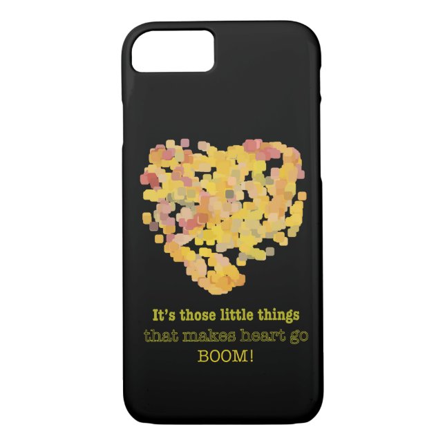 Being in love quote: It's those little things ... Case-Mate iPhone Case (Back)