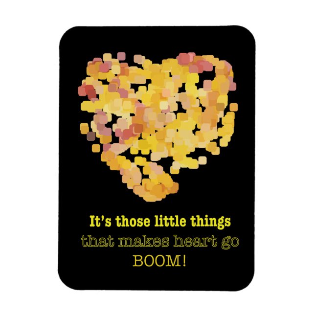 Being in love quote: It's those little things ... Magnet (Vertical)