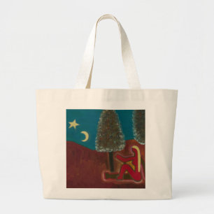 Being in Scotland With my Thoughts 2009 Large Tote Bag