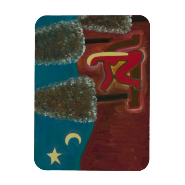 Being in Scotland With my Thoughts 2009 Magnet (Vertical)