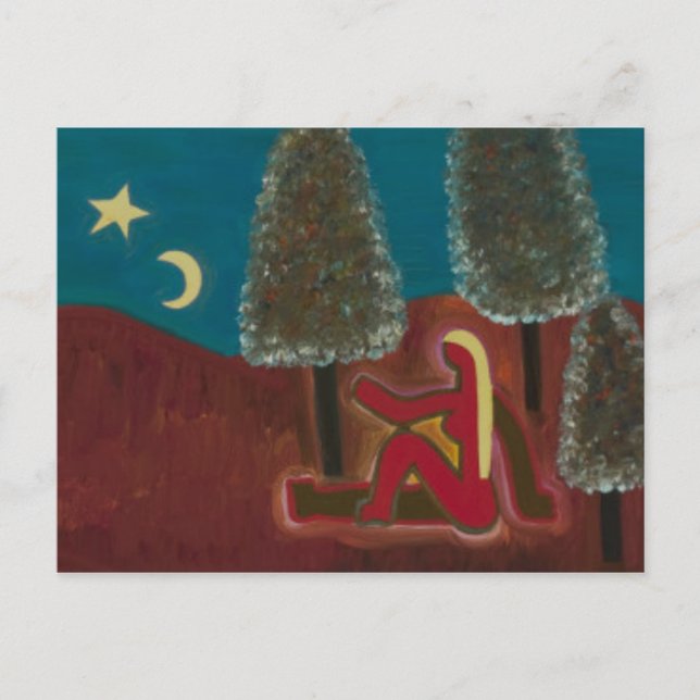 Being in Scotland With my Thoughts 2009 Postcard (Front)