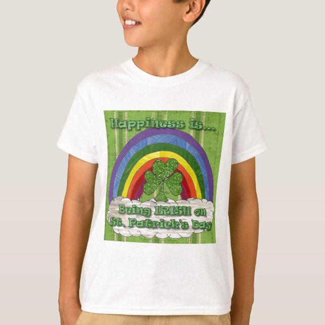 Being Irish On St Patrick's Day T-Shirt (Front)