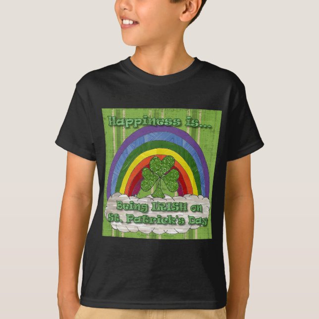 Being Irish On St Patrick's Day T-Shirt (Front)