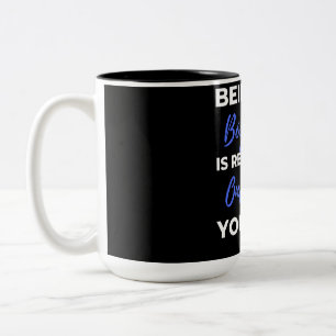 Being My Boyfriend Is Really The Only Gift Two-Tone Coffee Mug
