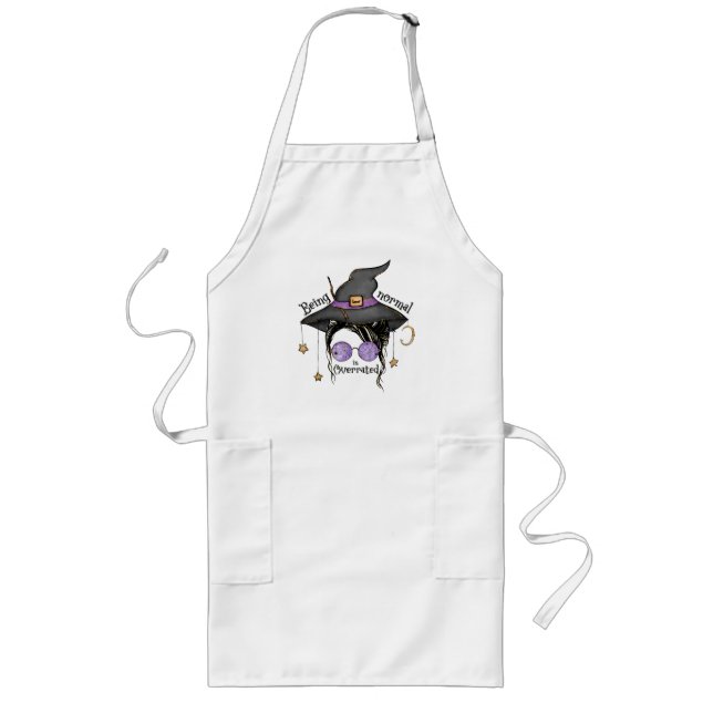 Being Normal Is Overrated Long Apron (Front)