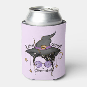 Being Normal Is Overrated – Quirky Witch Halloween Can Cooler