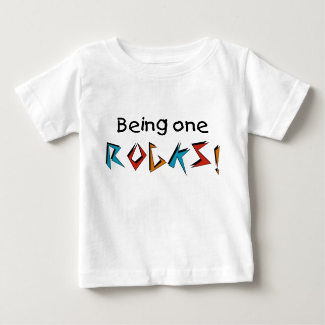 Being One Rocks! Baby T-Shirt (Front)