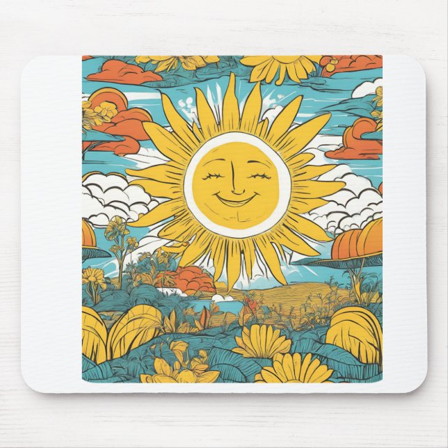 Being Optimistic Mouse Mat (Front)