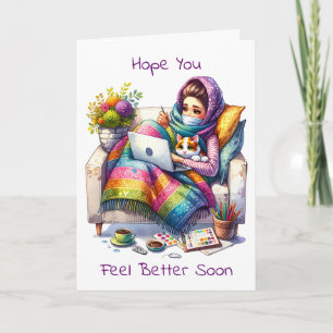 Being Sick Sucks! Feel Better Soon! Card
