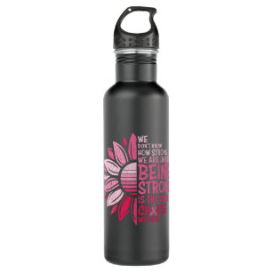 Being Strong Breast Cancer Awareness Sunflower 710 Ml Water Bottle