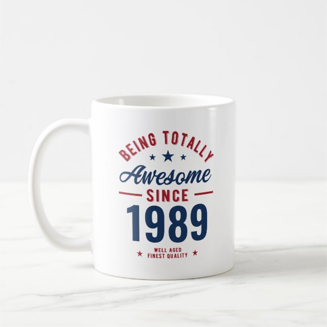 Being Totally Awesome Birthday Gift | Personalised Coffee Mug (Left)