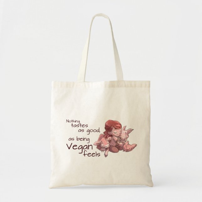 Being Vegan Tote Bag (Front)