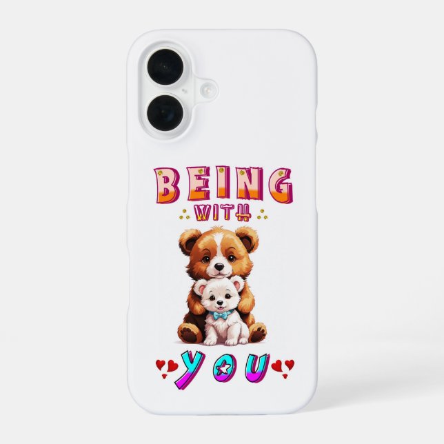 Being With You iPhone 16 Case (Back)