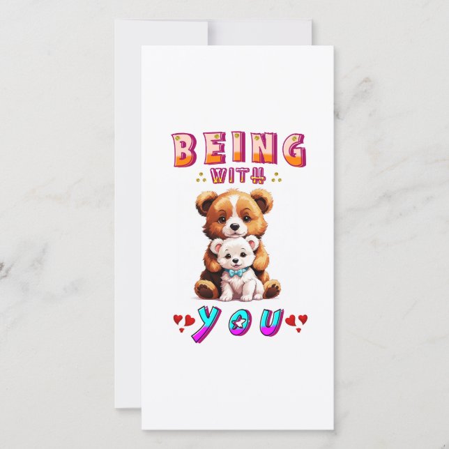 Being With You Thank You Card (Front)
