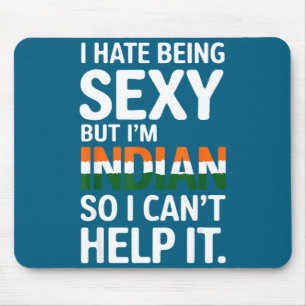 Being Y Indian Funny India  Mouse Mat