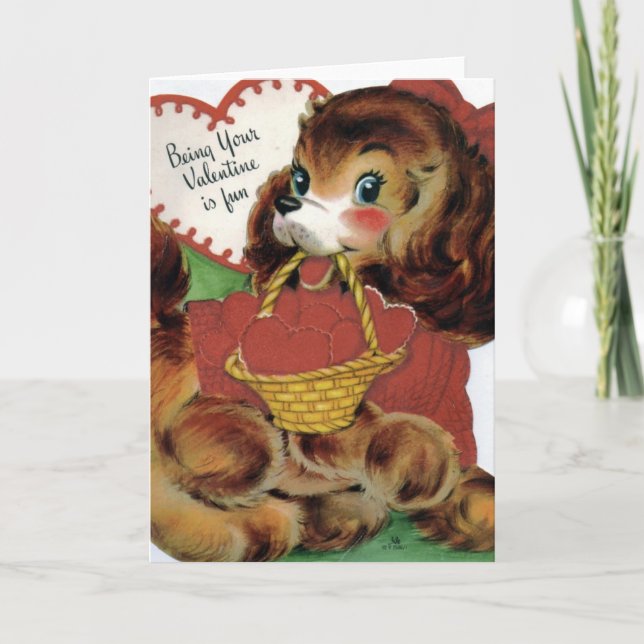 Being Your Valentine is Fun Holiday Card (Front)