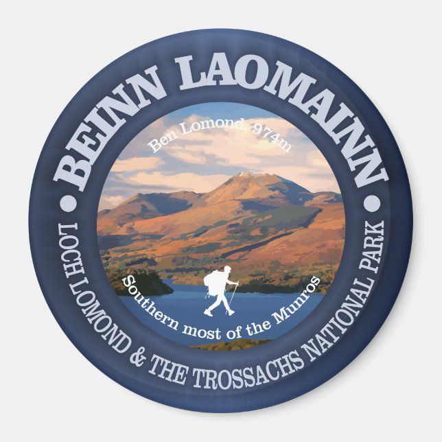 Beinn Laomainn (Ben Lomond) Magnet (Front)
