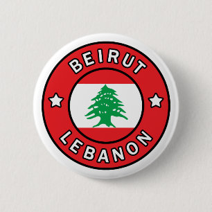 Beirut Lebanon 6 Cm Round Badge