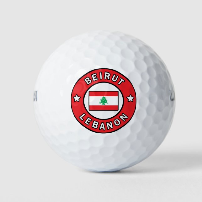 Beirut Lebanon Golf Balls (Front)