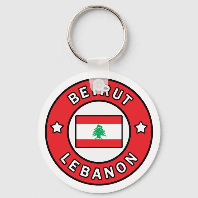 Beirut Lebanon Key Ring (Front)