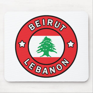 Beirut Lebanon Mouse Mat