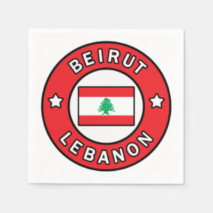 Beirut Lebanon Napkin