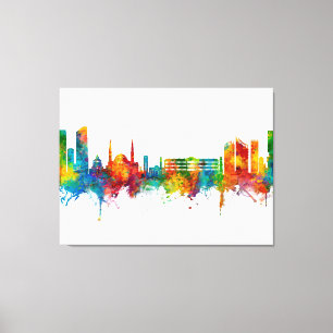 Beirut Lebanon Skyline Canvas Print