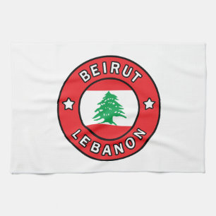 Beirut Lebanon Tea Towel