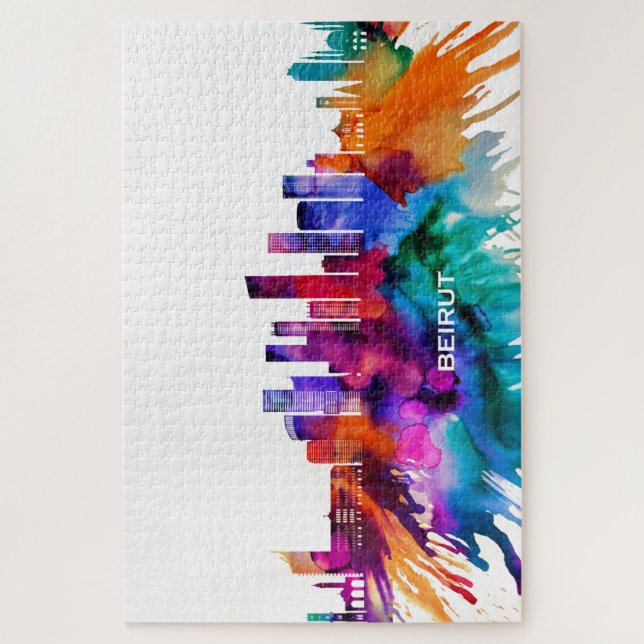 Beirut Skyline Jigsaw Puzzle (Vertical)