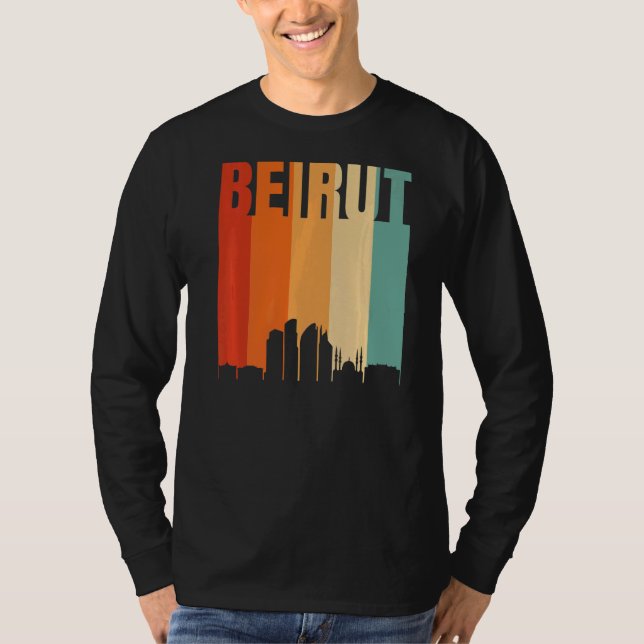 Beirut Skyline   T-Shirt (Front)