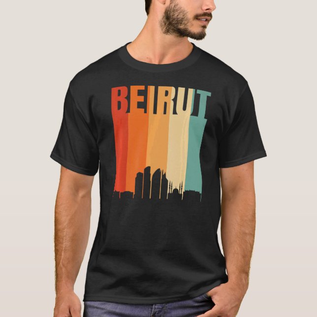 Beirut Skyline   T-Shirt (Front)