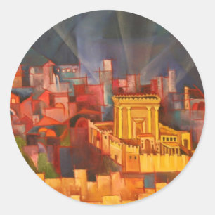Beit Hamikdash Classic Round Sticker