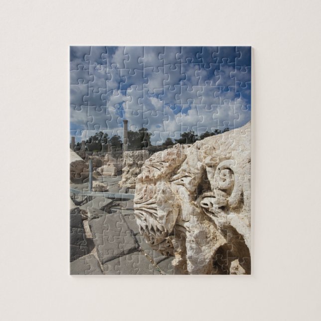 Beit She-An National Park, Roman-era ruins Jigsaw Puzzle (Vertical)