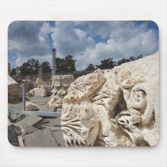 Beit She-An National Park, Roman-era ruins Mouse Mat (Front)