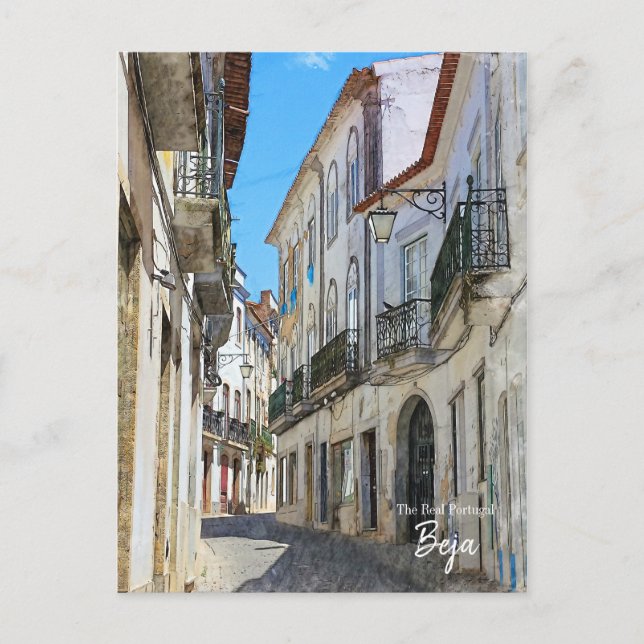 Beja - The Real Portugal  Postcard (Front)