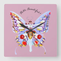 Bejeweled Lady Butterfly Art Deco Image